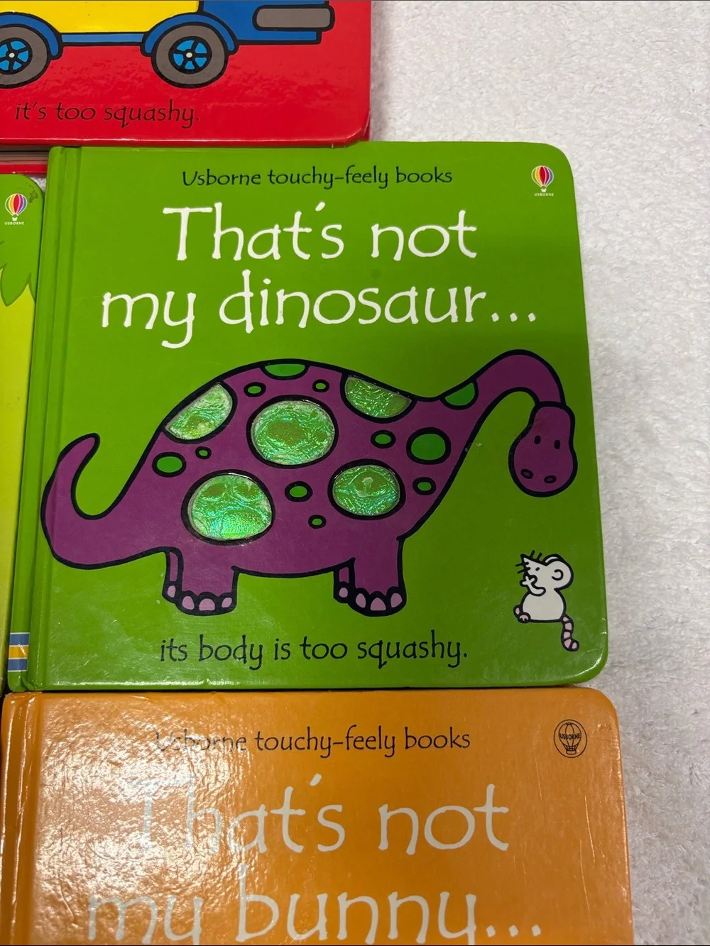 UsBorne Touchy-Feely that’s not my dinosaur truck bunny puppy board books